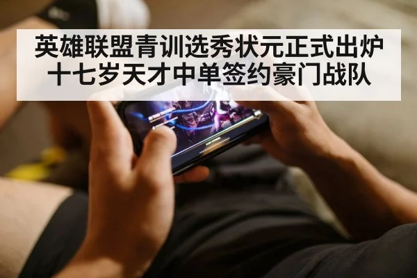 英雄联盟青训选秀状元正式出炉十七岁天才中单签约豪门战队